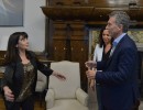 El presidente Macri recibió a Susana Trimarco