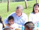 Macri visitó una escuela de montaña en Tucumán