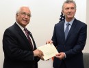 El Presidente recibió las cartas credenciales de los embajadores de EEUU, Indonesia y Panamá