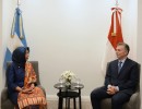 El Presidente recibió las cartas credenciales de los embajadores de EEUU, Indonesia y Panamá