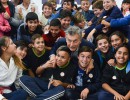 Macri visitó la sede mendocina del programa Infinito por Descubrir