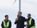 El Presidente inauguró un parque eólico que generará electricidad para 200 mil hogares