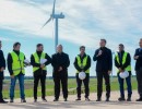 El Presidente inauguró un parque eólico que generará electricidad para 200 mil hogares