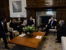 El Presidente recibió a directivos de las empresas Shell y Raizen