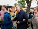 El Presidente visitó la localidad de Miramar en Córdoba