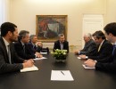 El presidente Macri recibió a directivos de la bodega Trivento
