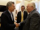 El presidente Macri recibió a directivos de la bodega Trivento