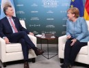 Macri se reunió con Ángela Merkel y Theresa May en el marco de la Cumbre del G7