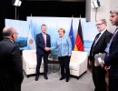 Macri se reunió con Ángela Merkel y Theresa May en el marco de la Cumbre del G7