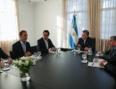 El Presidente recibió al CEO mundial de Novartis Farmaceútica