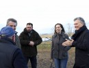 El presidente Macri visitó a un productor agropecuario de Tandil