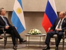 Los presidentes Macri y Putin acordaron trabajar para ampliar la cooperación y el intercambio comercial
