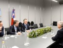 El Presidente recibió al ministro de Hacienda de Chile