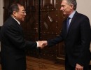 El Presidente recibió a un miembro del buró político del Partido Comunista de China