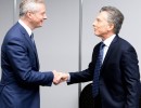 Macri se reunión con el ministro de Economía de Francia
