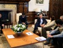 El presidente Macri recibió a los familiares de Juan Cruz Ibáñez