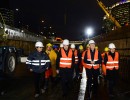 El presidente Macri recorrió las obras del Paseo del Bajo