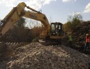 Continúan las obras para mitigar inundaciones en Guaymallén