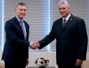 El presidente Macri se reunió con su par de Cuba, Díaz-Canel