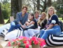 Juliana Awada recibió a jóvenes en Olivos