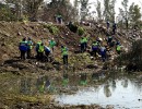 La Acumar realizó un megaoperativo de limpieza de márgenes en La Matanza