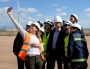 El presidente Macri visitó un parque eólico que generará electricidad para 47.000 hogares