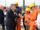 El presidente Macri encabezó el acto de inauguración de un puente entre la Capital y el Conurbano Sur