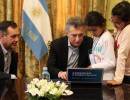 El presidente Macri recibió a los alumnos ganadores de la primera Maratón Nacional de Programación y Robótica