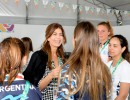 Juliana Awada visitó a atletas que participan en los JJOO