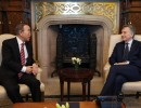 El presidente Macri recibió al ex secretario general de Nacional Unidas, Ban Ki-moon.