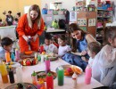 Awada visitó el EPI María de la Esperanza