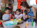 Awada visitó el EPI María de la Esperanza