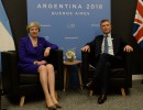 El presidente Macri se reunió con la primera ministra del Reino Unido