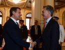 Macri brindó una recepción al primer ministro italiano: Ratificamos que tenemos una agenda rica en términos de futuro