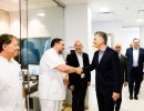 Macri asistió a la inauguración de un centro médico en Pilar