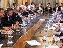 Macri encabezó una reunión con los representantes de la Mesa de la Cadena de Ganados y Carnes
