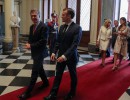 El presidente Macri recibió en la Casa Rosada a su par de Francia