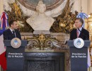 El presidente Macri recibió en la Casa Rosada a su par de Francia