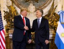 El presidente Macri le agradeció al presidente Trump su apoyo a la Argentina