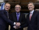 Mauricio Macri recibió a los presidentes del Consejo Europeo