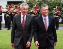 Macri acordó con el primer ministro de Singapur trabajar para aumentar el comercio bilateral