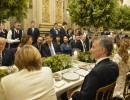 Los presidentes y jefes de Gobierno del G20 compartieron una cena