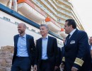 El Presidente recorrió el crucero turístico Celebrity Eclipse