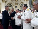 El Presidente encabezó el acto de entrega de atributos a oficiales de las Fuerzas Armadas ascendidos