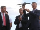 Macri encabezó la presentación de tres nuevos aviones Pampa III que cuidarán y vigilarán zonas de frontera