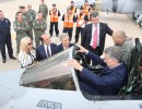 Macri encabezó la presentación de tres nuevos aviones Pampa III que cuidarán y vigilarán zonas de frontera