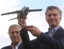 Macri encabezó la presentación de tres nuevos aviones Pampa III que cuidarán y vigilarán zonas de frontera