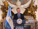 Presidente Macri: “Trabajando juntos la Argentina va a progresar”