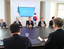 El presidente de Corea le manifestó al presidente Macri el interés de aumentar el comercio agrícola