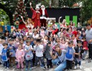 Juliana Awada recibió a un grupo de niños para celebrar la Navidad